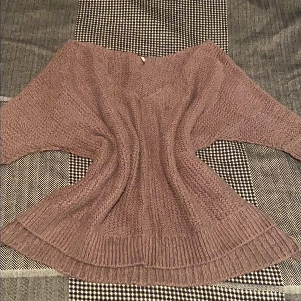 Free people off the shoulder sweater